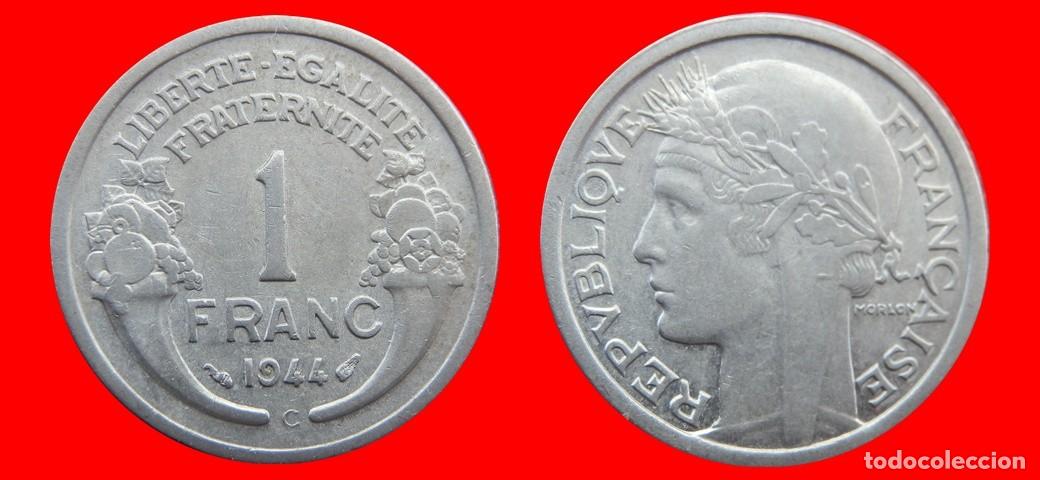 Monedas antiguas de Europa: 1 FRANCO 1944C ALUMINIO FRANCIA-139433