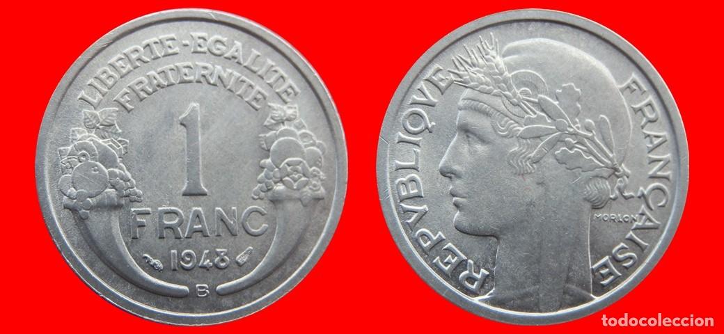 Monedas antiguas de Europa: 1 FRANCO 1948B ALUMINIO FRANCIA-139435