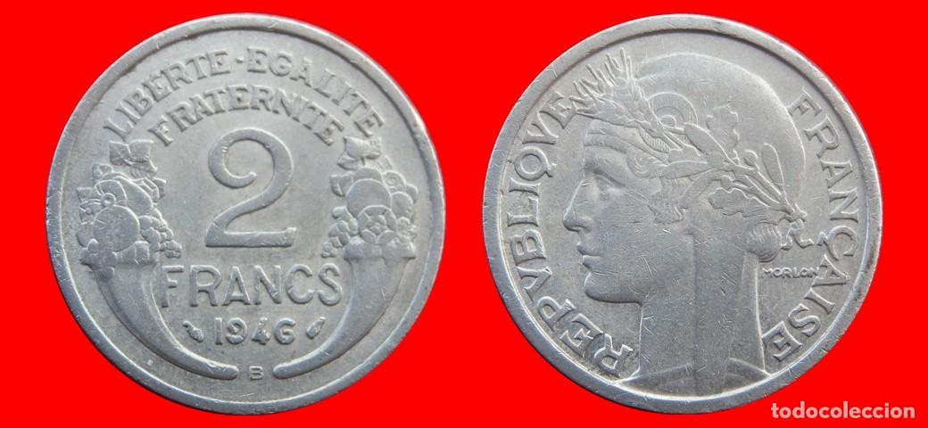 Monedas antiguas de Europa: 2 FRANCOS 1946B ALUMINIO FRANCIA-139438