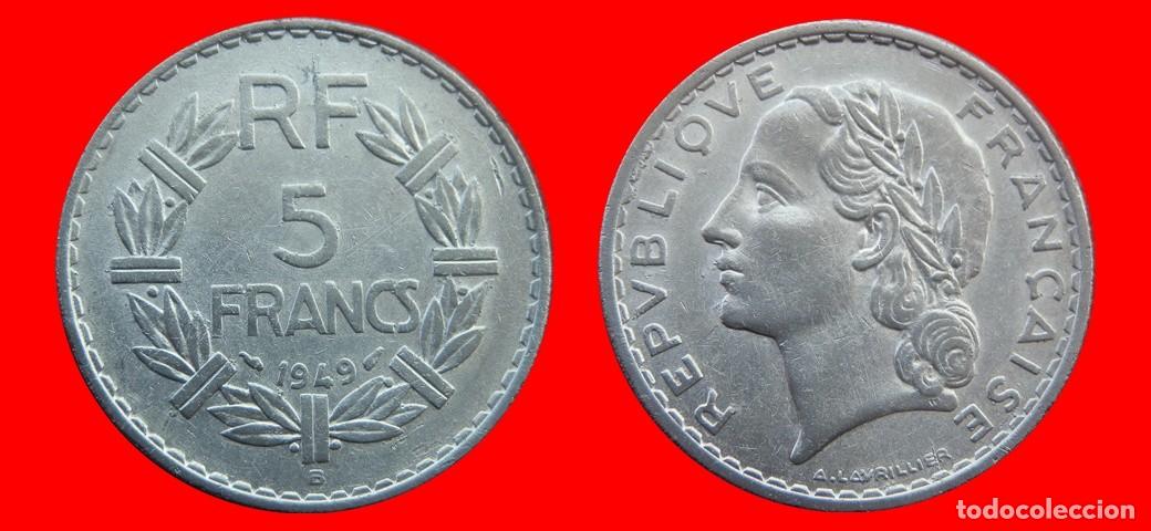 Monedas antiguas de Europa: 5 FRANCOS 1949B ALUMINIO FRANCIA-139441