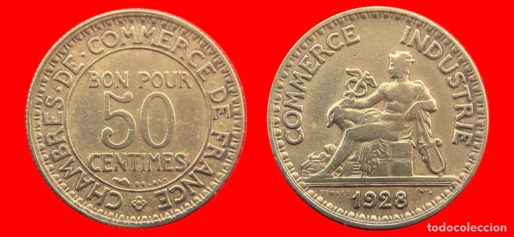 Monete antiche di Europa: 50 CENTMOS 1928 FRANCIA-139453