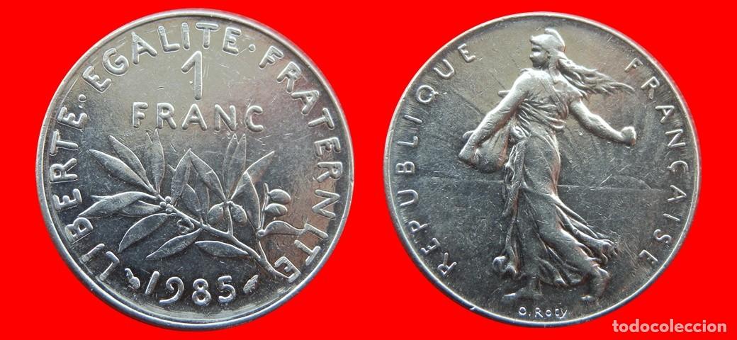Monete antiche di Europa: 1 FRANCO 1985 FRANCIA-139458