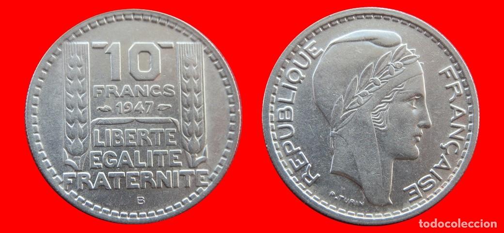 Monete antiche di Europa: 10 FRANCOS 1947B FRANCIA-139469