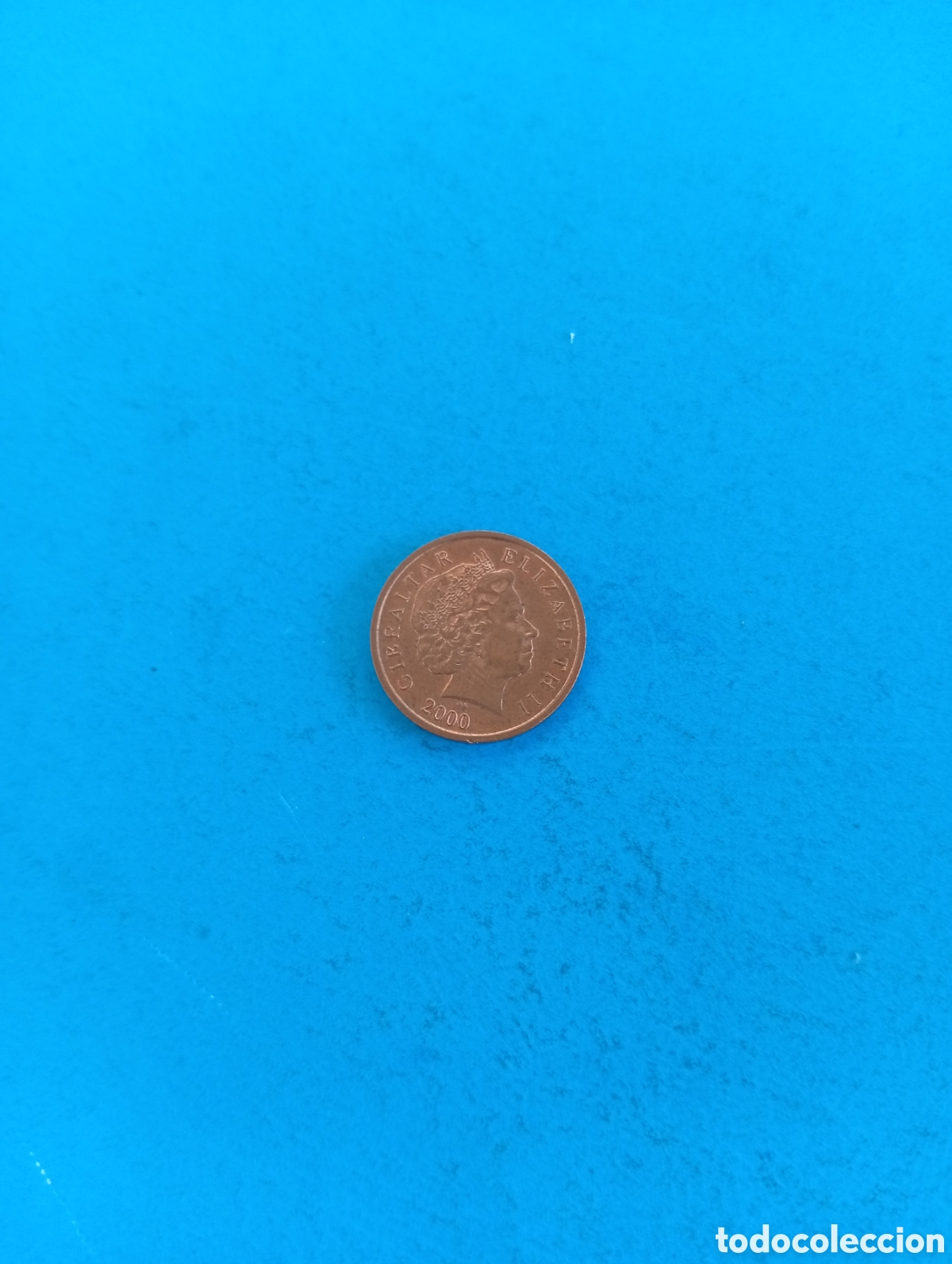 Monedas antiguas de Europa: 1 penique de Gibraltar 2000 - Foto 2