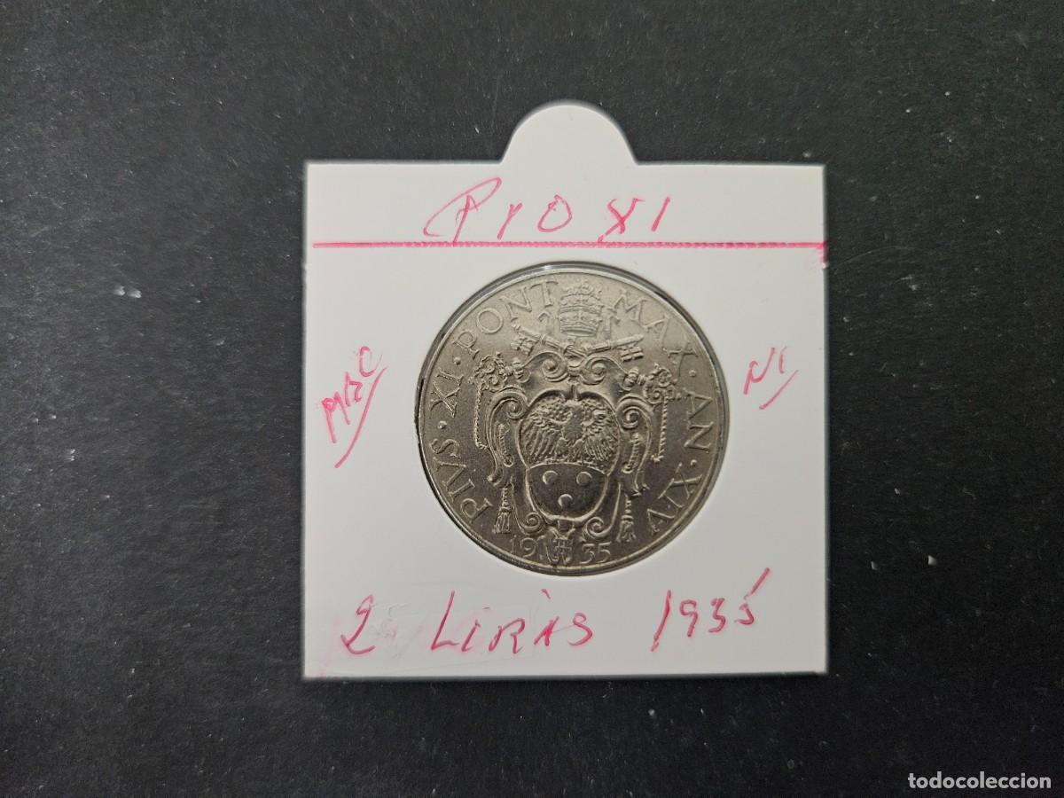 Monedas antiguas de Europa: VATICANO 2 LIRAS 1935 MBC KM=6 (NIQUEL) PIO XI