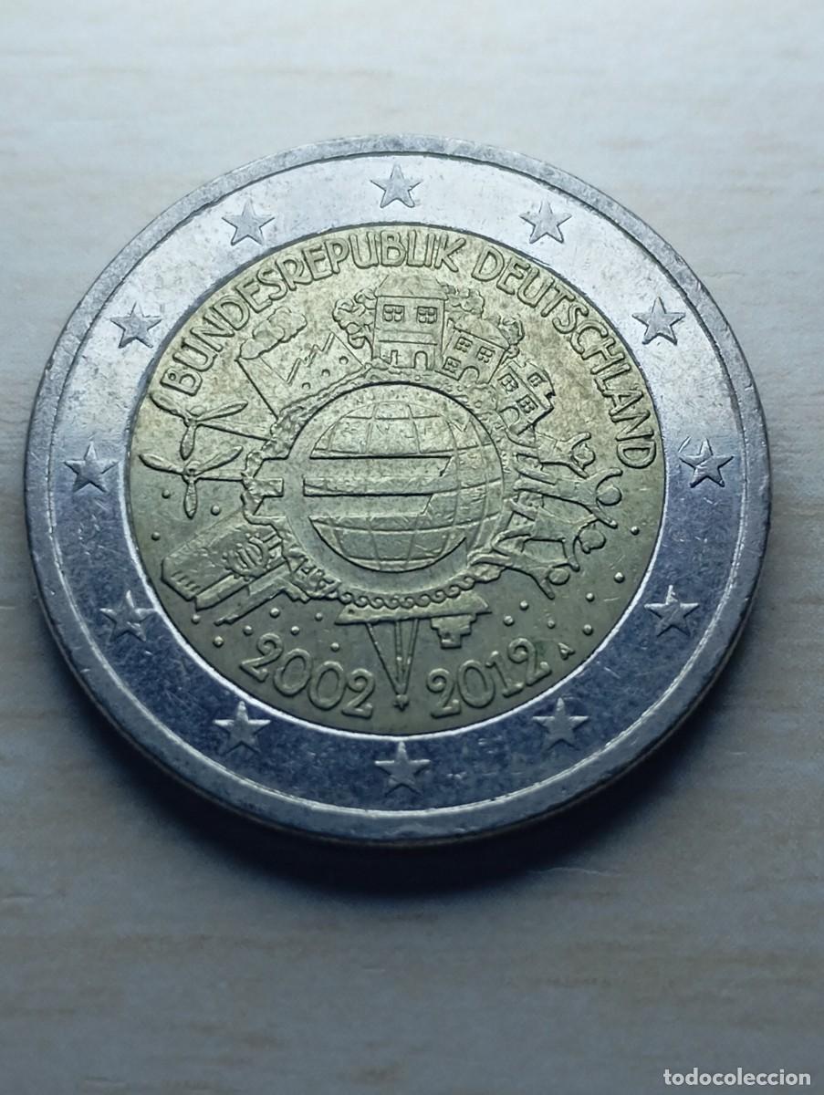 Old Coins of Europe: Moneda 2 euros Alemania 2012