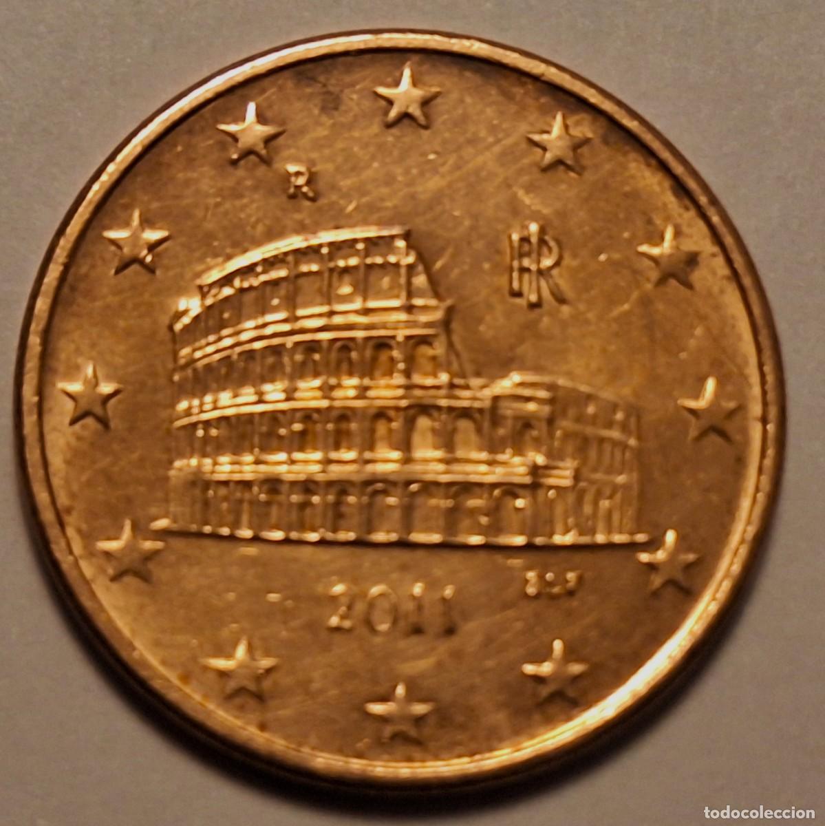 Old Coins of Europe: ITALIA - MONEDA DE 5 CENTIMOS DE EURO - A&Ntilde;O 2011 - MONEDA EN MBE