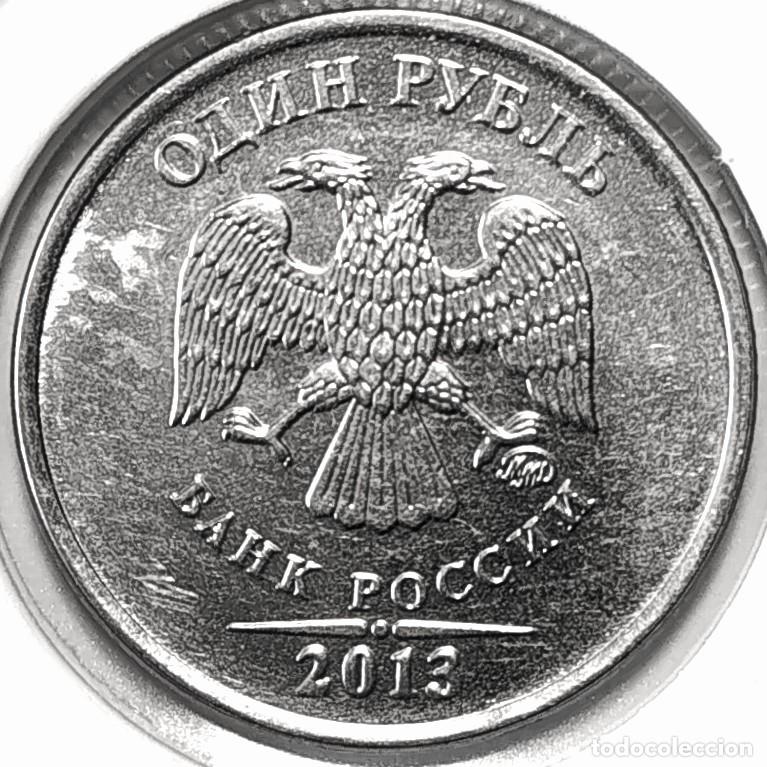 Monete antiche di Europa: RUSIA (1997-) - 1 RUBLO 2013 - A - 3 GR. ACERO NIQUELADO - DIAMETRO 20,50 mm - Y#833a - MB