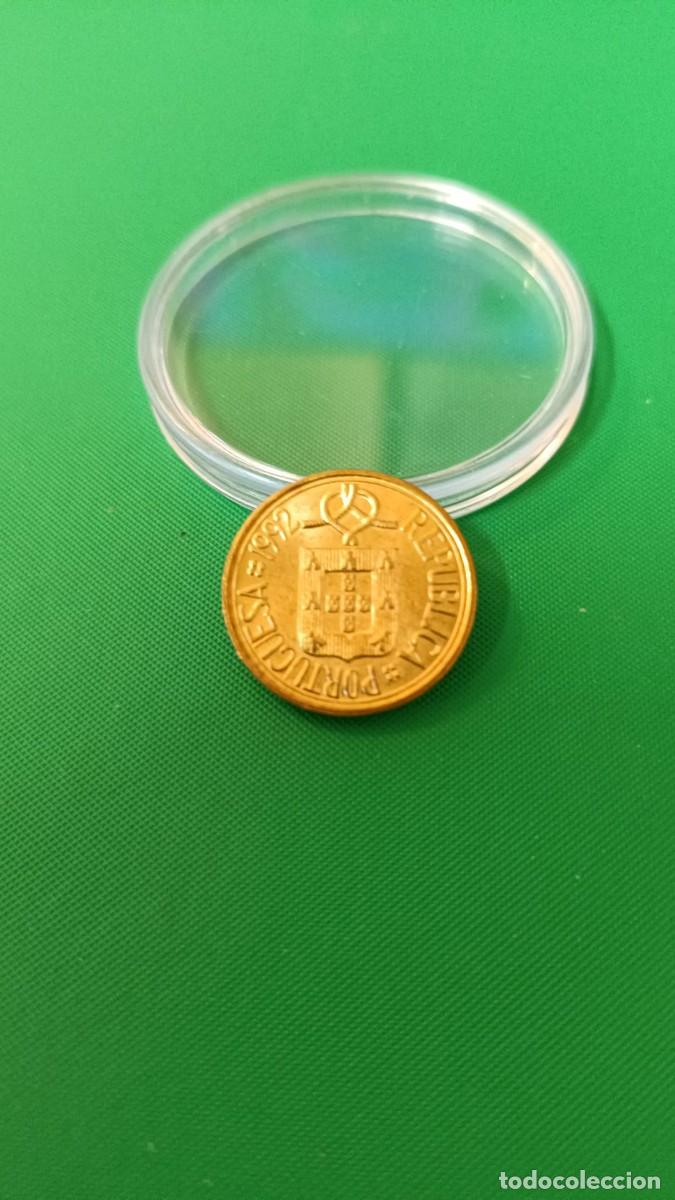 Old Coins of Europe: PORTUGAL-MONEDA 5 ESCUDOS-1992-SC