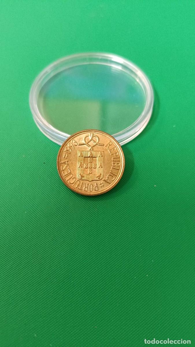 Old Coins of Europe: PORTUGAL-MONEDA 5 ESCUDOS-1993-EBC