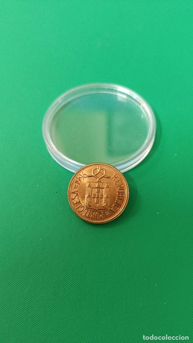 Old Coins of Europe: PORTUGAL-MONEDA 5 ESCUDOS-1996-EBC