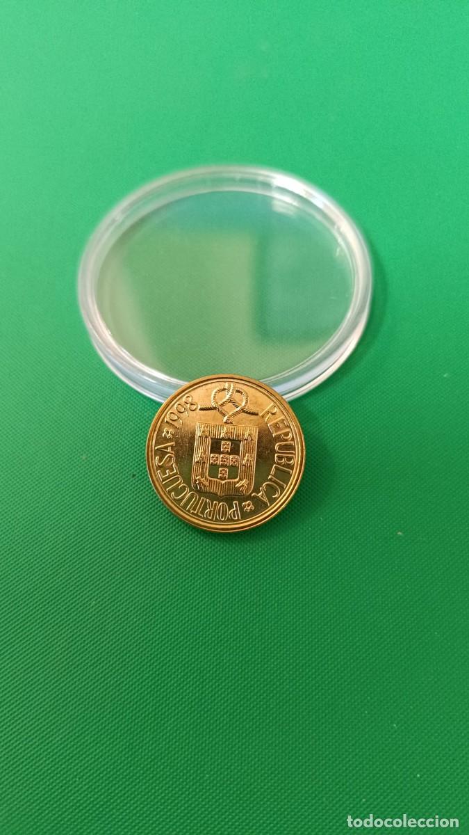 Old Coins of Europe: PORTUGAL-MONEDA 5 ESCUDOS-1998-SC