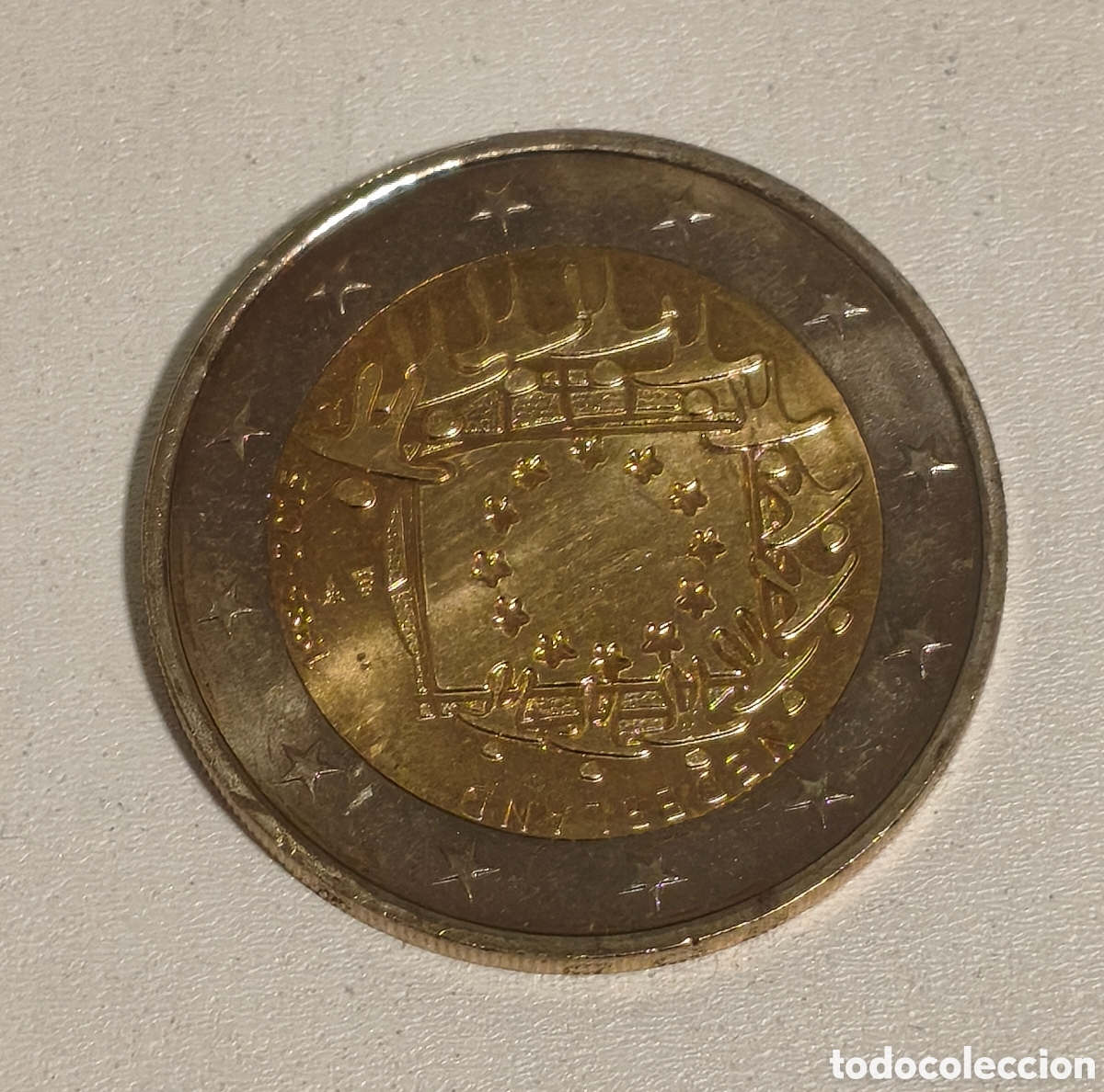 Monedas antiguas de Europa: 2 EUROS PAISES BAJOS 2015. ANIVERSARIO BANDERA UE. SC