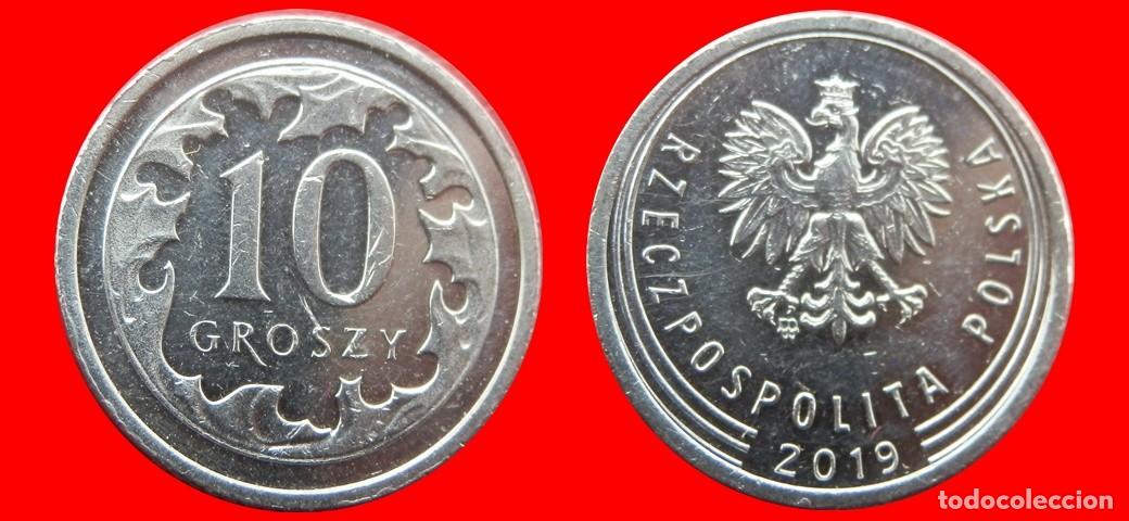 Monedas antiguas de Europa: 10 GROSZY 2019 POLONIA-139528