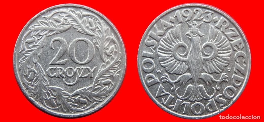 Monedas antiguas de Europa: 20 GROSZY 1923 POLONIA-139529