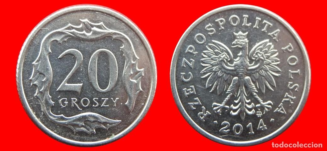 Monedas antiguas de Europa: 20 GROSZY 2014 POLONIA-139535