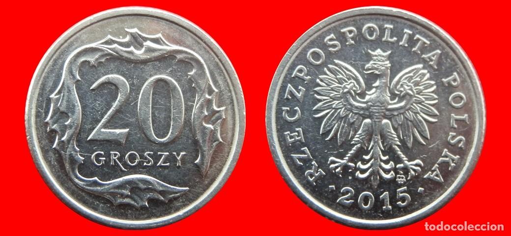 Monedas antiguas de Europa: 20 GROSZY 2015 POLONIA-139536