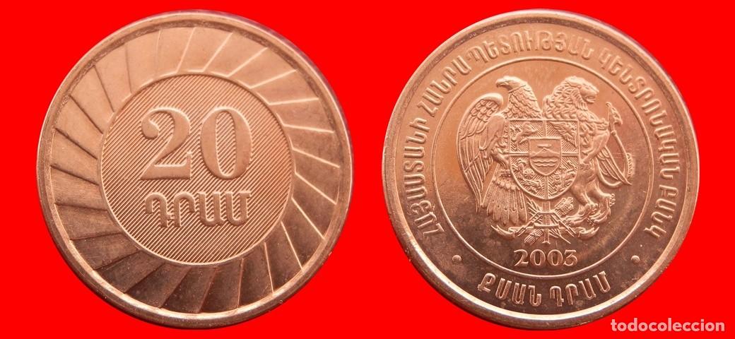Monedas antiguas de Europa: 20 DRAM 2003 SIN CIRCULAR ARMENIA-8336SC