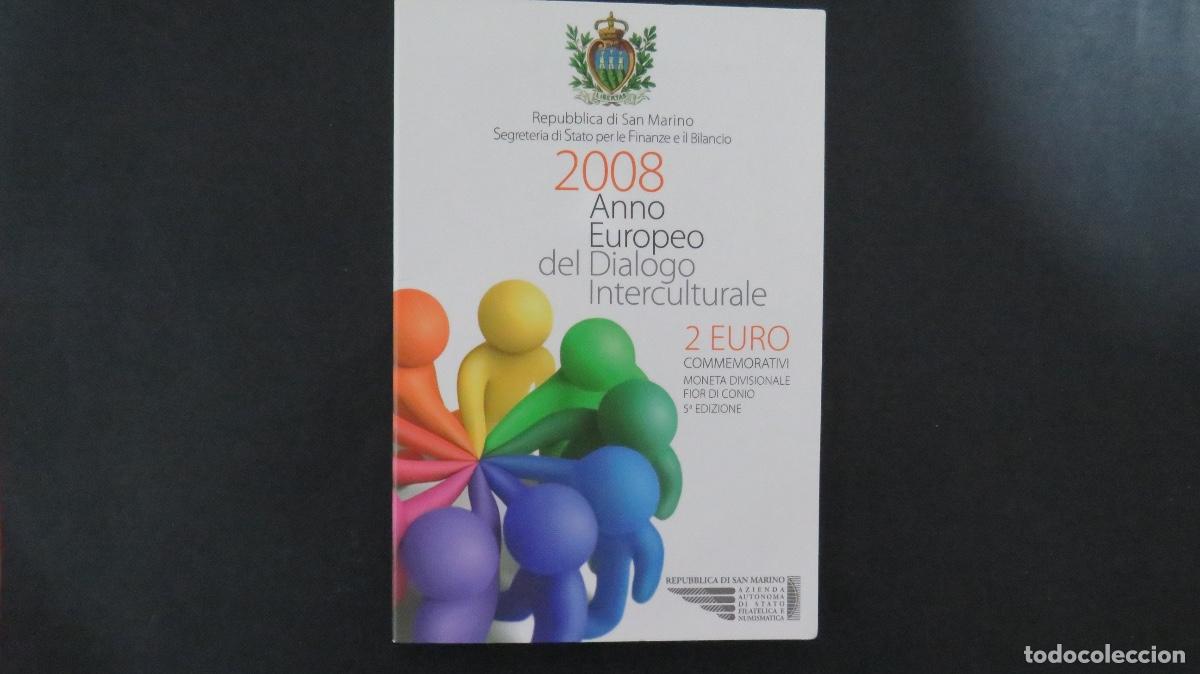 Monedas antiguas de Europa: 2 Euros San Marino 2008 Intercultural