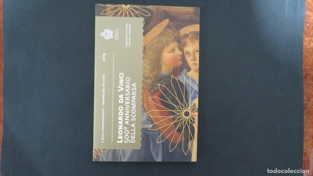 Monedas antiguas de Europa: 2 Euros San Marino 2019 Leonardo da Vinci