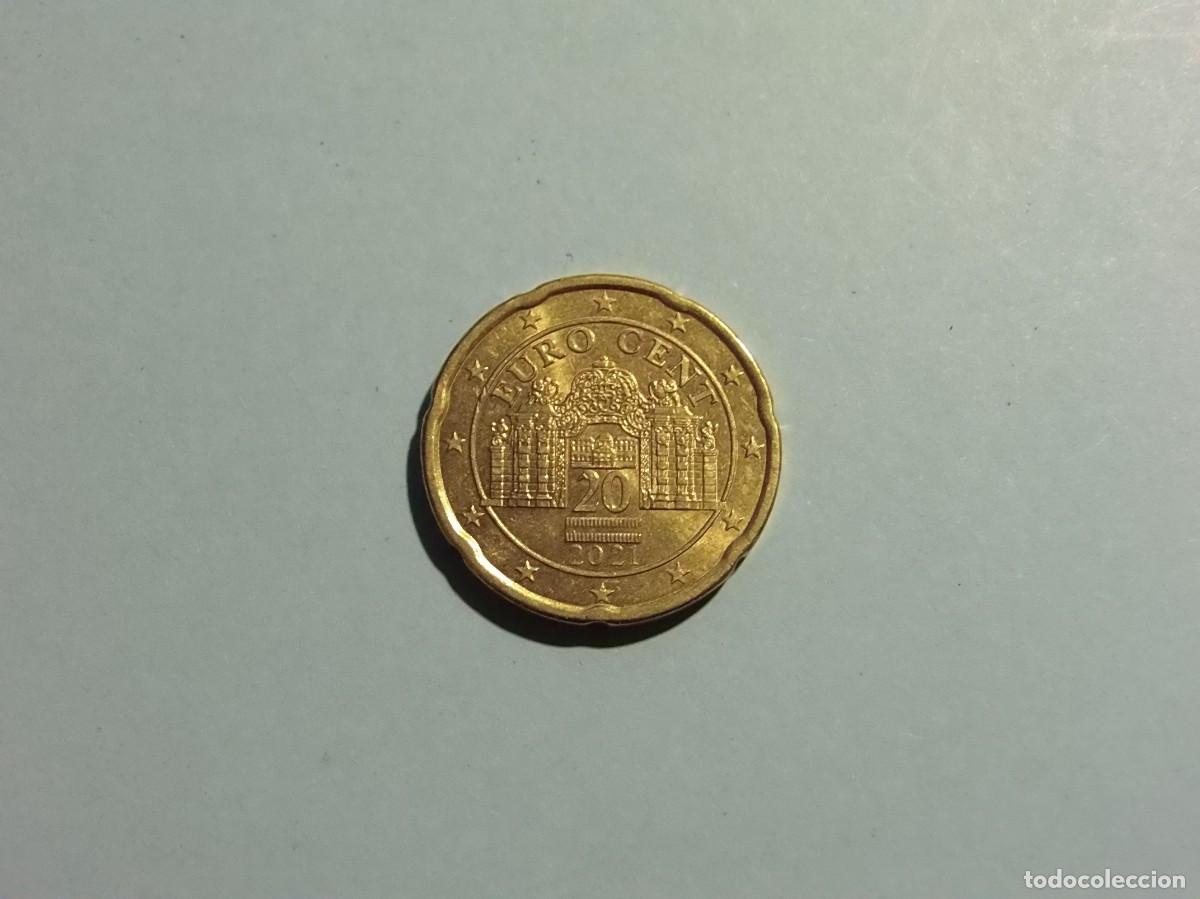 Monedas antiguas de Europa: AUSTRIA 20 CENTIMOS 2021 - MBC. - Foto 1