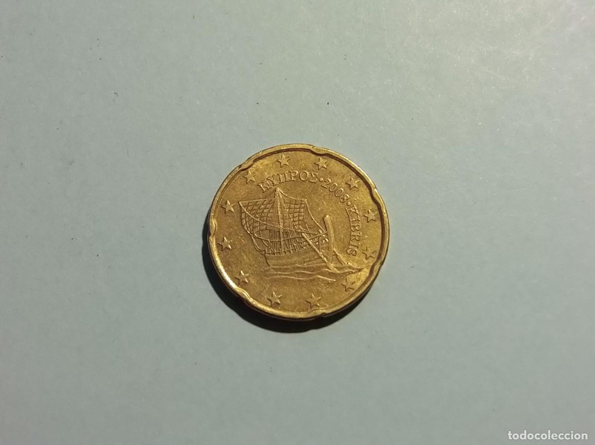 Monedas antiguas de Europa: CHIPRE 20 CENTIMOS 2008 - BC. - Foto 1