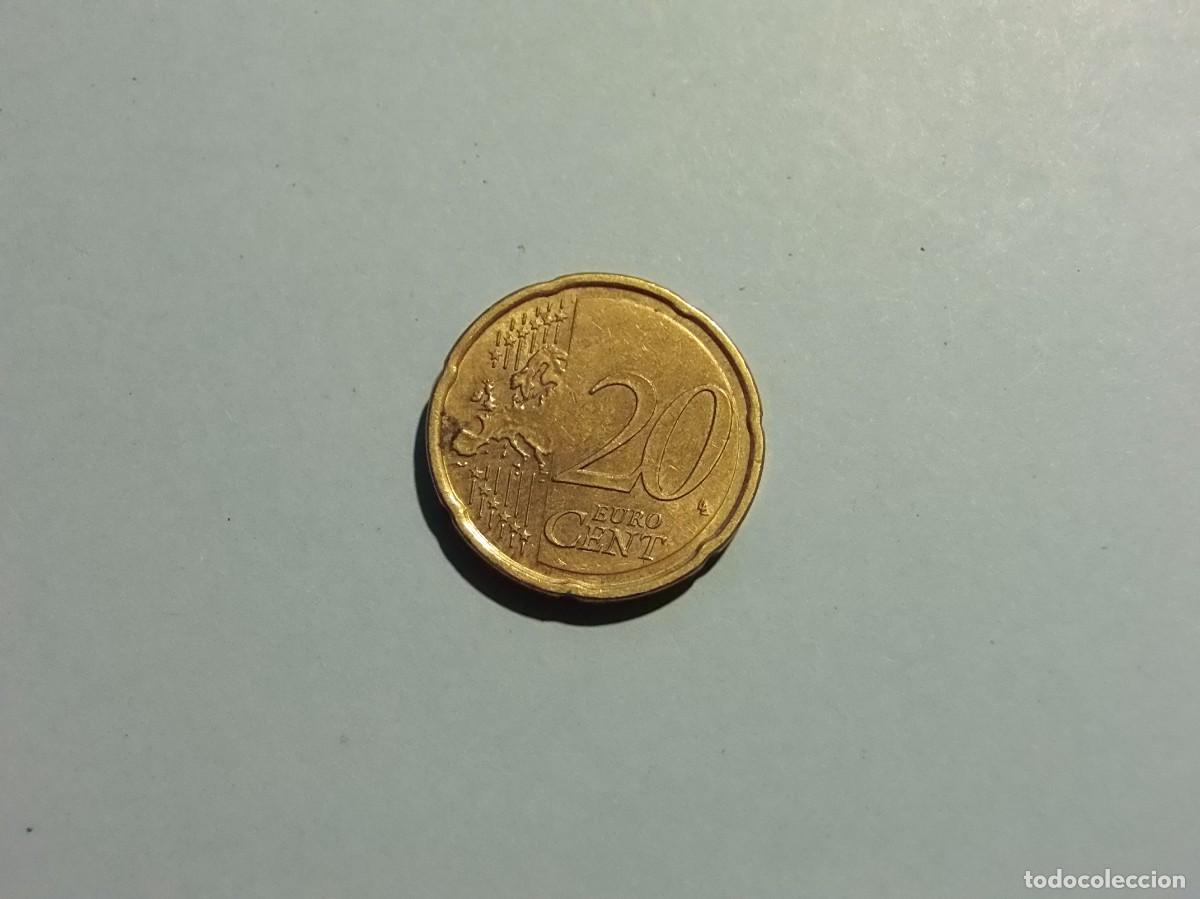 Monedas antiguas de Europa: CHIPRE 20 CENTIMOS 2008 - BC. - Foto 2