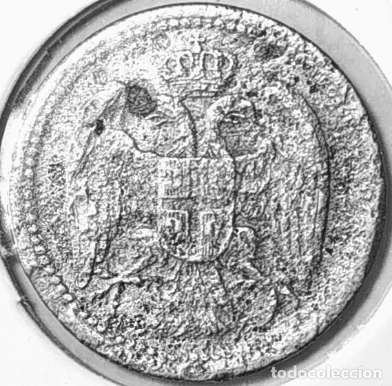 Monedas antiguas de Europa: SERBIA (1882-1917) - 10 PARA 1912 - REYES MILAN I - PEDRO I - ALEJANDRO I - B - 4 GR. CUPRONIQUEL