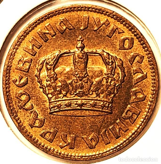 Monedas antiguas de Europa: YUGOSLAVIA (1918-1941) - 1 DINAR 1938 - REY PEDRO II - A - 3,50 GR. BRONCE DE ALUMINIO - DIAME 21 mm