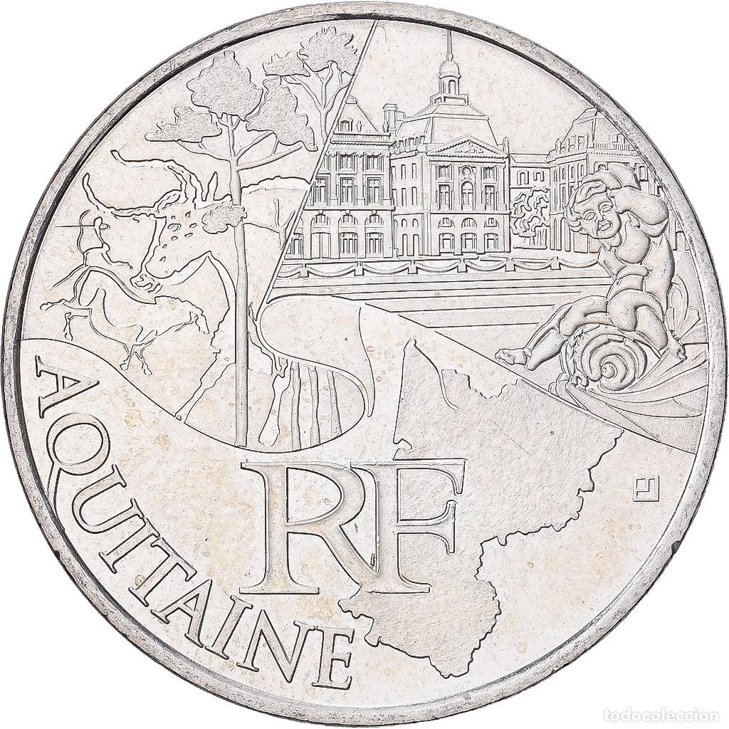 Moedas antigas da Europa: [#1512347] Francia, 10 Euro, 2011, Plata, SC, KM:1727