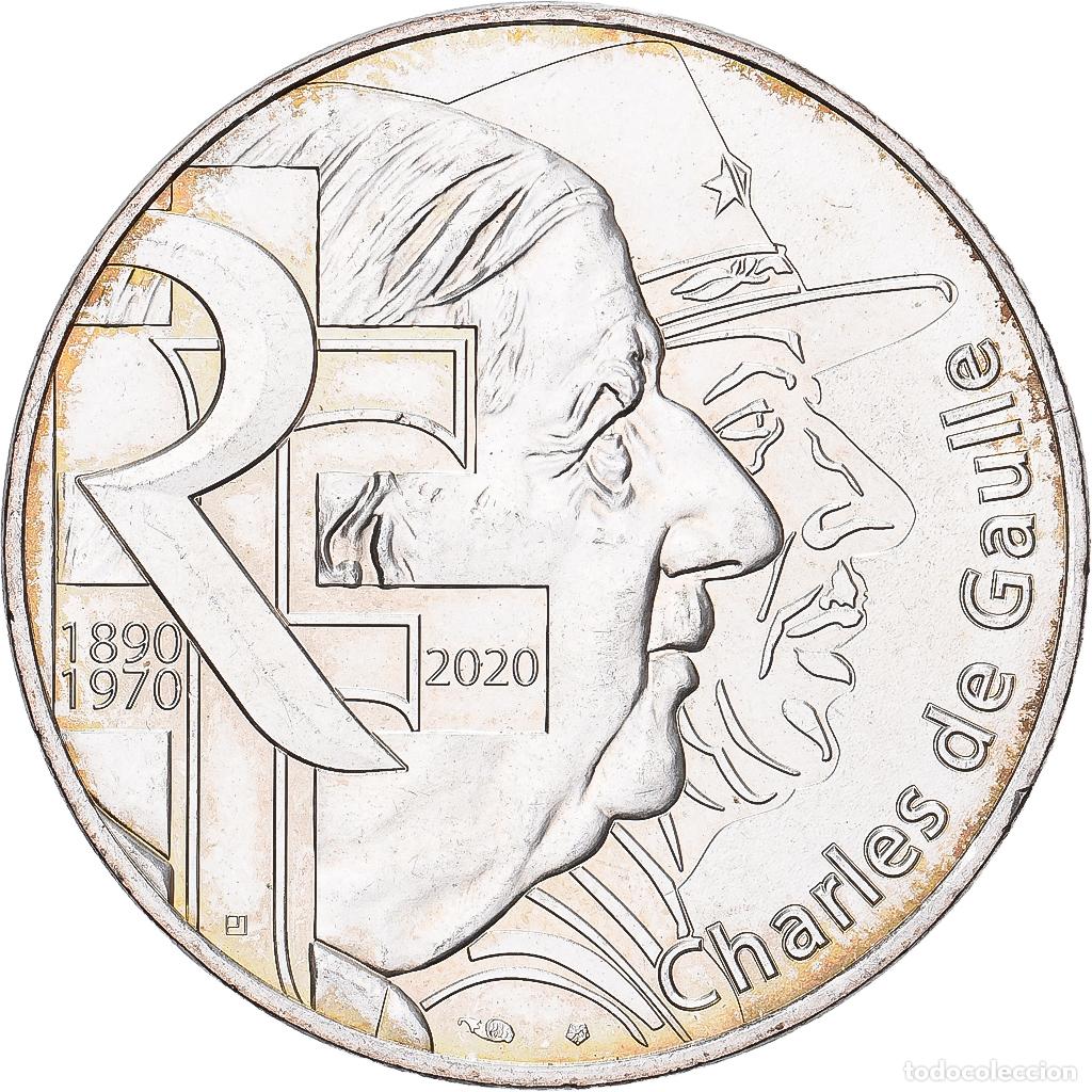 Alte M&uuml;nzen aus Europa: [#1512365] Francia, 10 Euro, Charles de Gaulle, 2020, Monnaie de Paris, Plata, SC