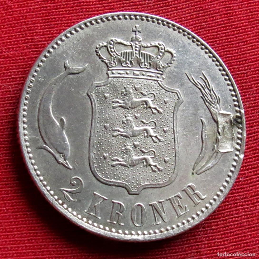 Monedas antiguas de Europa: Dinamarca 2 kroner 1916 - Foto 1