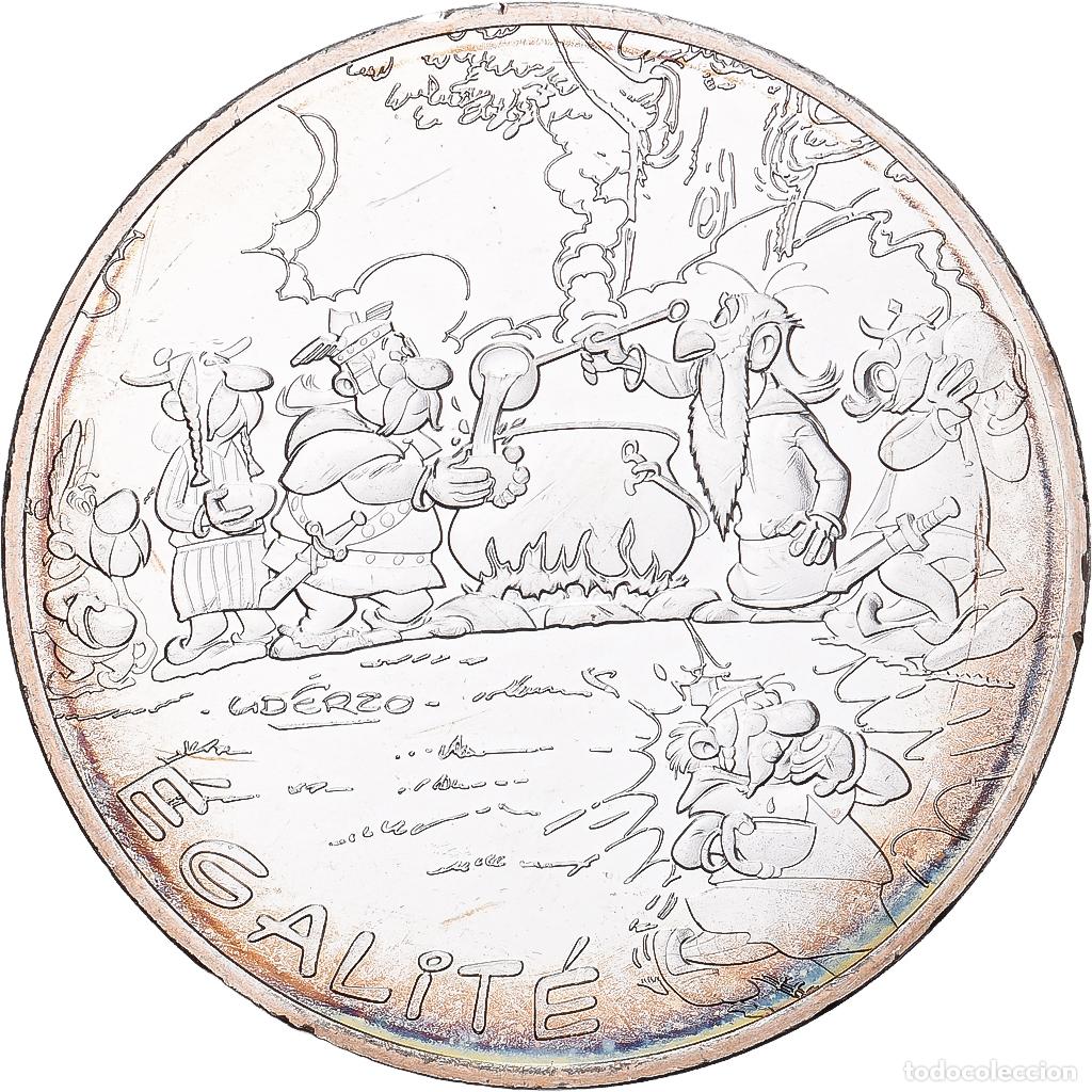 Monete antiche di Europa: [#1512434] Francia, Monnaie de Paris, 10 Euro, Ast&eacute;rix &Eacute;galit&eacute; (Le devin - Panoramix)