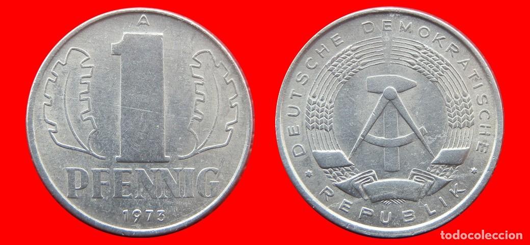 Monedas antiguas de Europa: 1 PFENNIG 1973A ALEMANIA REPUBLICA DEMOCRATICA DDR-139622
