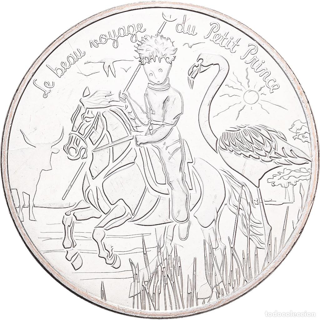 Moedas antigas da Europa: [#1512459] Francia, 10 Euro, Le Petit Prince &agrave; cheval, 2016, SC, Plata, Gadoury:EU834