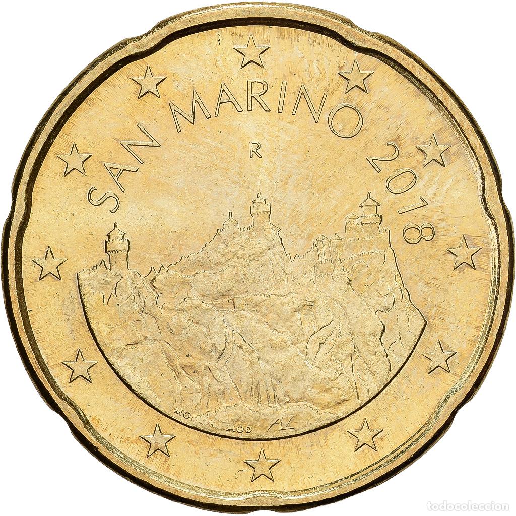 Monedas antiguas de Europa: [#1550048] San Marino, 20 Euro Cent, 2018, Rome, BU, Lat&oacute;n, SC
