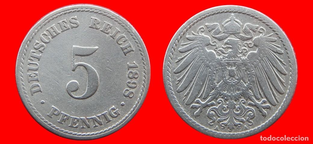 Monedas antiguas de Europa: 5 PFENNIG 1898A IMPERIO ALEMANIA-139649