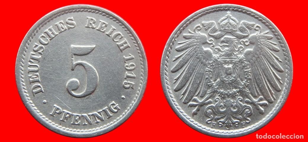 Monedas antiguas de Europa: 5 PFENNIG 1915F IMPERIO ALEMANIA-139659