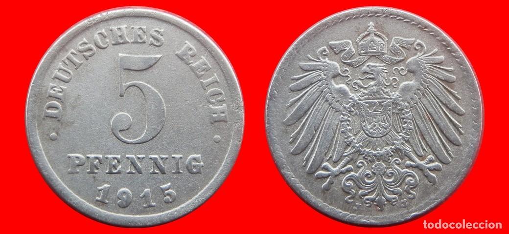 Monedas antiguas de Europa: 5 PFENNIG 1915J HIERRO IMPERIO ALEMANIA-139661