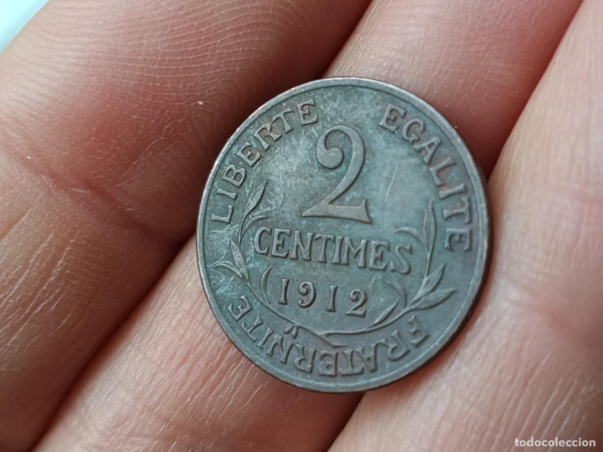 Monedas antiguas de Europa: Francia. 2 centimes 1912 - Foto 1
