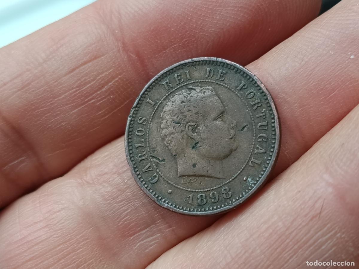 Moedas antigas da Europa: 5 Reis. Carlos I. Portugal - 1898