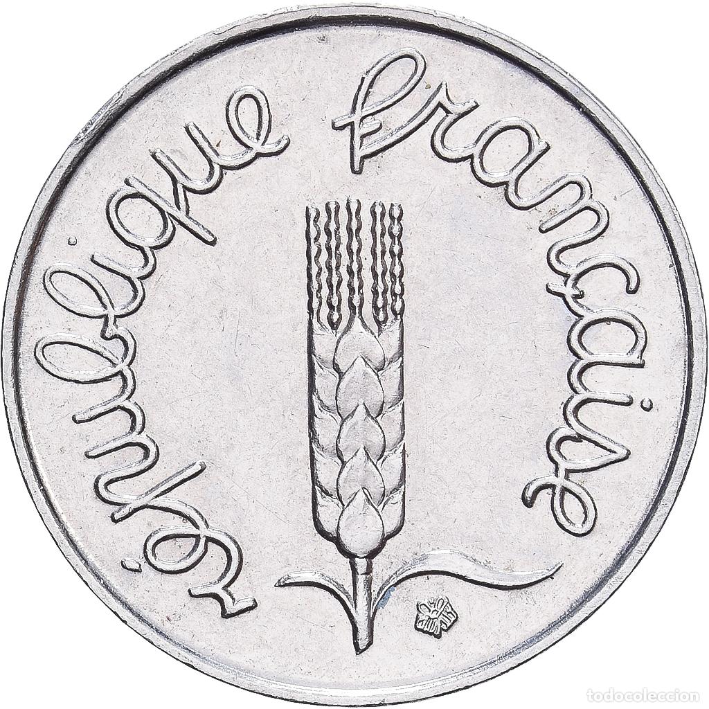 Moedas antigas da Europa: [#1550094] Francia, Centime, &Eacute;pi, 1962, Paris, Acero inoxidable, EBC, Gadoury:91, KM:928