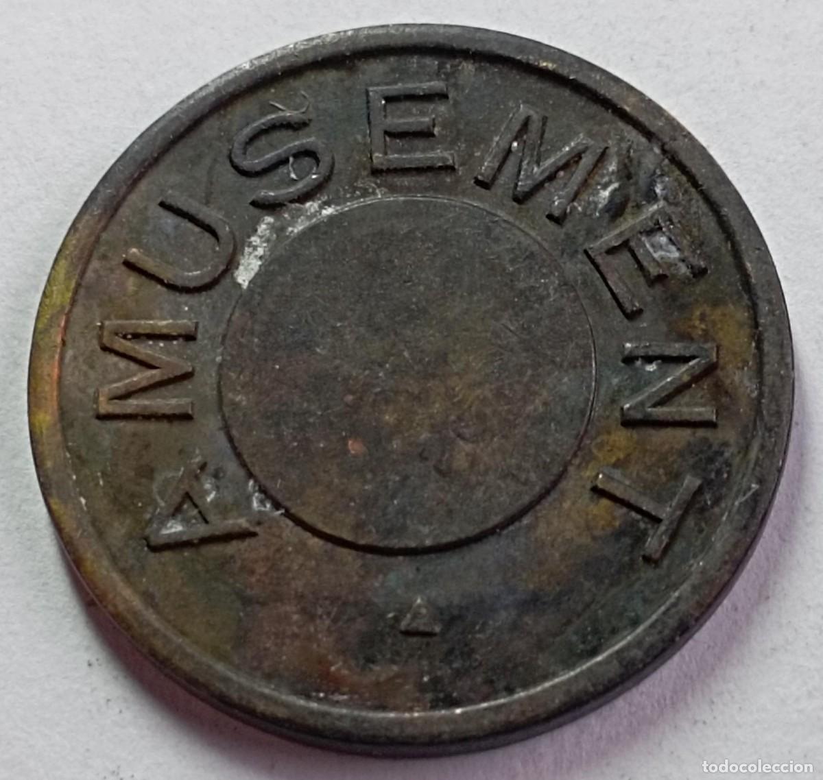 Monedas antiguas de Europa: Moneda, token Amusement (Francia) - Foto 1