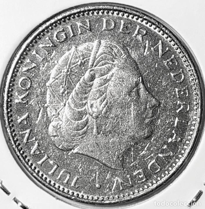 Monete antiche di Europa: PAISES BAJOS (1949-1980) - 2 Y MEDIO GULDEN 1980 - REINA BEATRIZ - A - 10 GR. NIQUEL - DIAMETRO 29 m