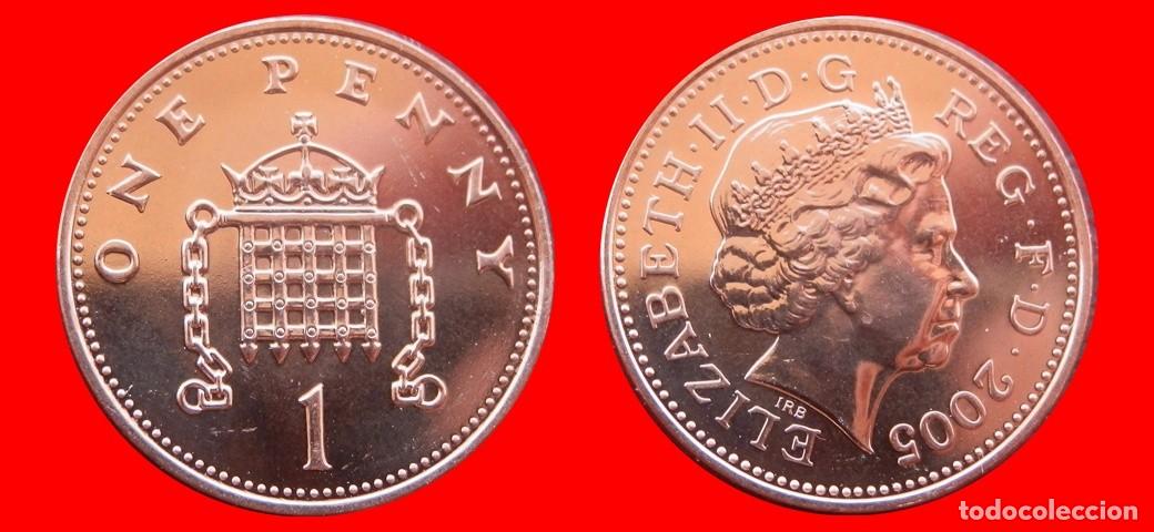 Monedas antiguas de Europa: 1 PENIQUE PENNY 2005 SIN CIRCULAR INGLATERRA REINO UNIDO-8350SC