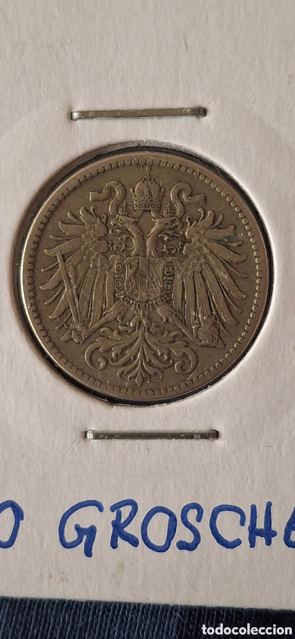 Monedas antiguas de Europa: 10 Hellers 1916 Austria - Foto 1