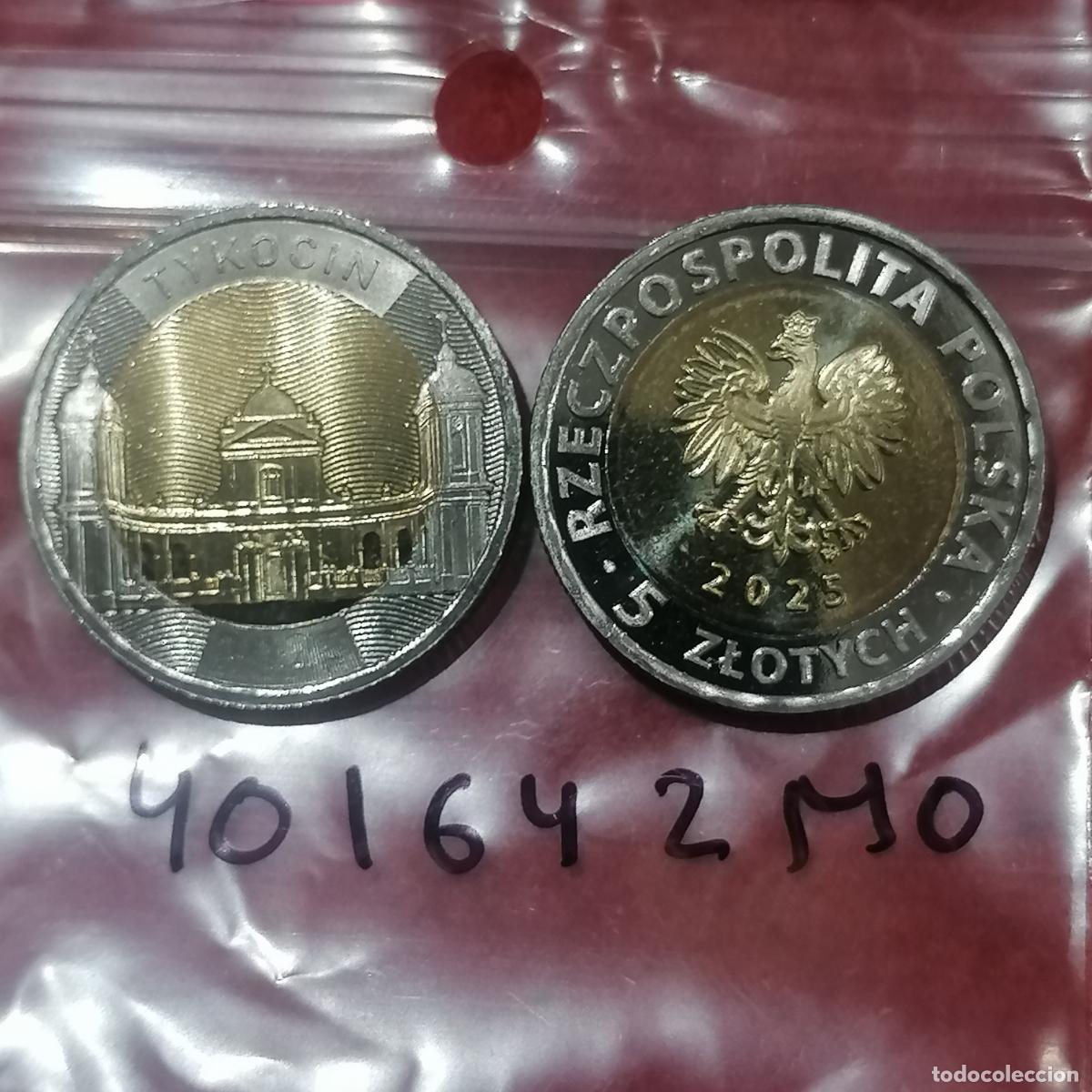 Monedas antiguas de Europa: Polonia 5 Sloty, 2025, Iglesia Sant&iacute;sima Trinidad en Tykocin, una moneda, eslotis, złotych, 40164 MO