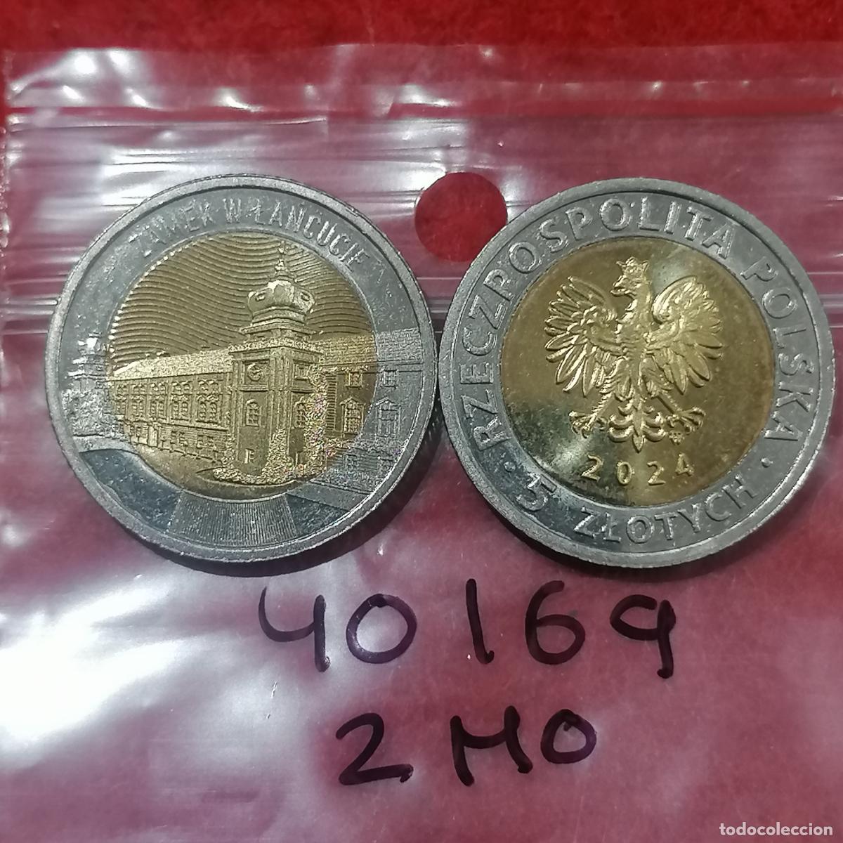 Monedas antiguas de Europa: Polonia 5 Sloty, 2024, Castillo de Łańcut , una moneda, eslotis, złotych, 40169 2 MO