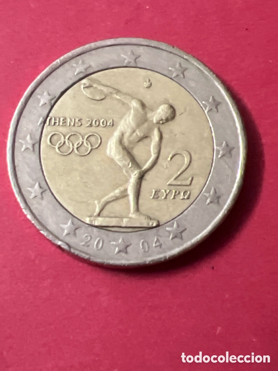 Old Coins of Europe: X1053. MONEDA DE 2 EUROS - GRECIA - 2004
