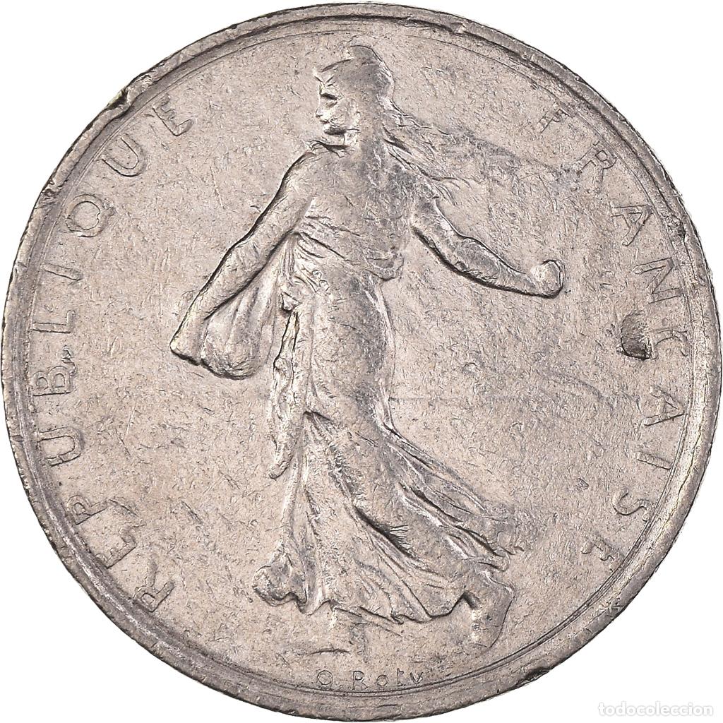 Monedas antiguas de Europa: [#1140553] Moneda, Francia, Semeuse, Franc, 1967, Paris, BC+, N&iacute;quel, KM:925.1